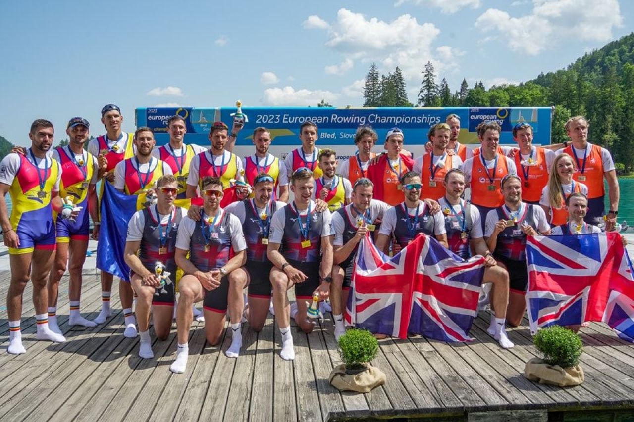 Încă o medalie pentru România la Campionatul European de Canotaj! Barca de 8+1 masculin, argint continental _4