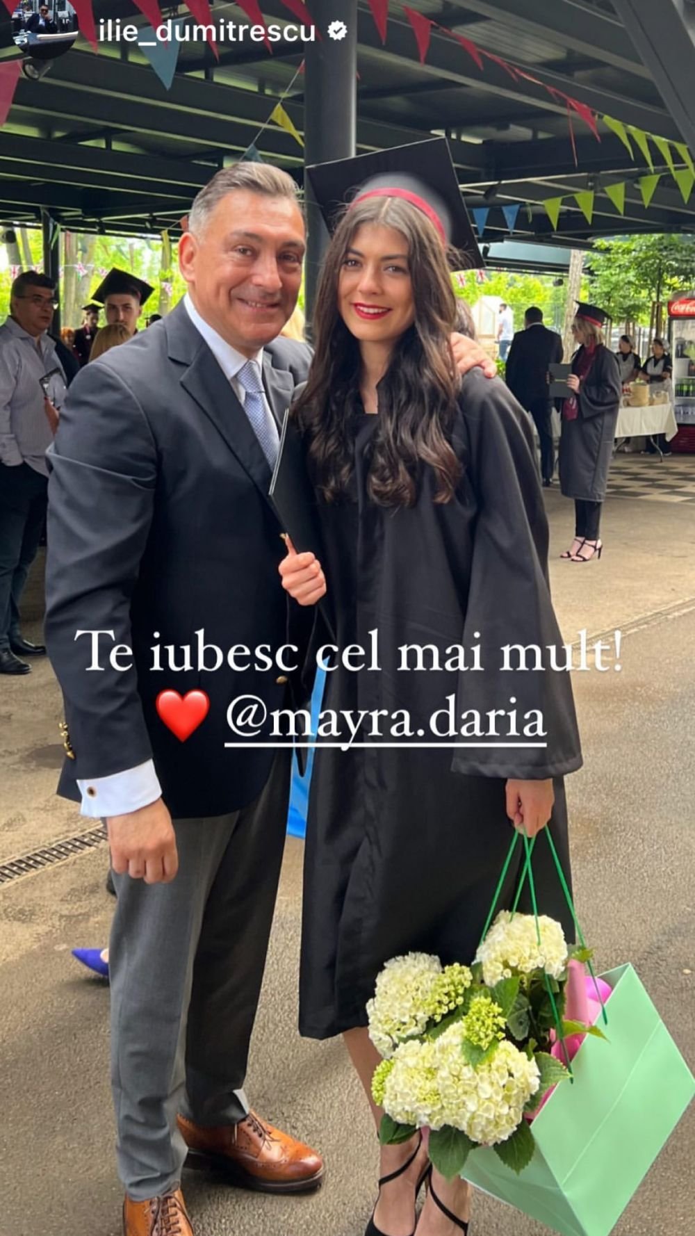 Fiica lui Ilie Dumitrescu, de o frumusețe răpitoare. Mesajul emoționant transmis tinerei de internaționalul român_7