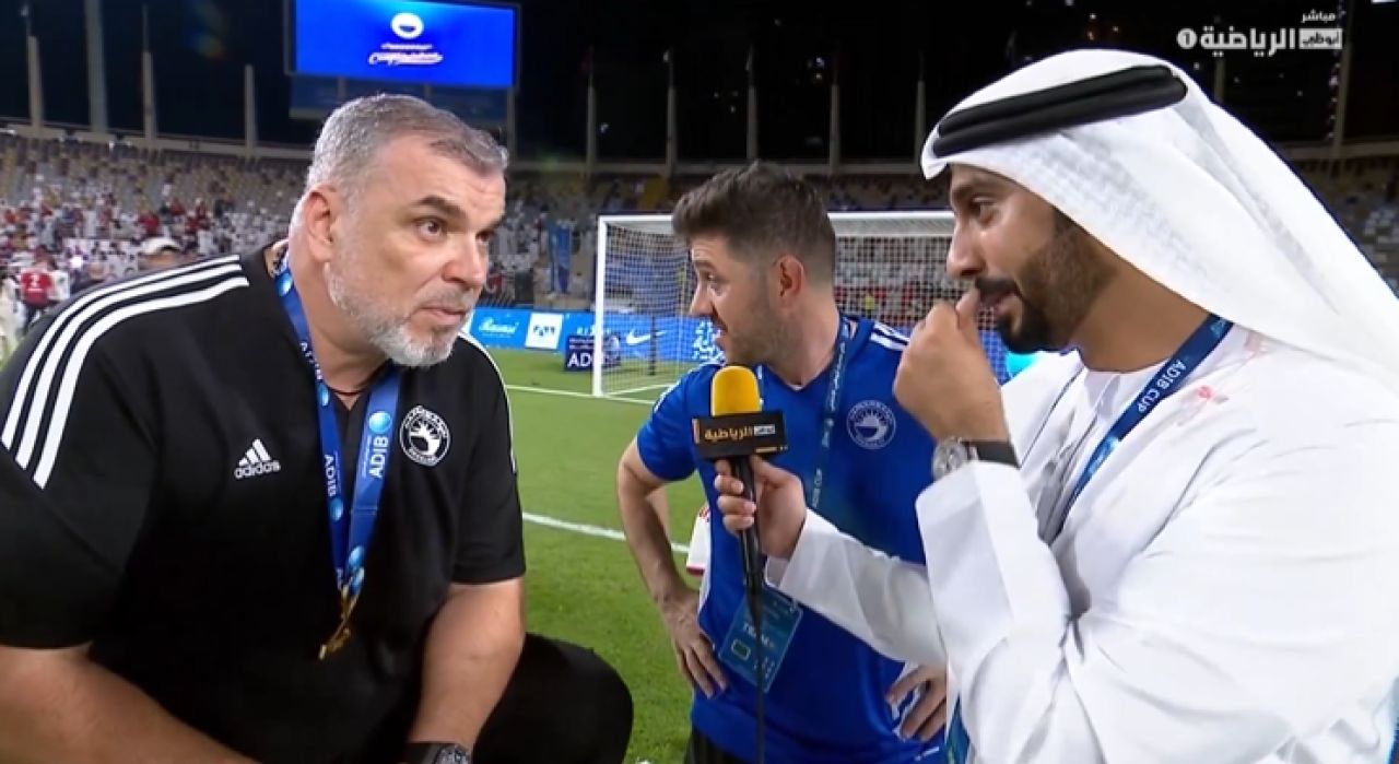 Cosmin Olăroiu, un nou trofeu cu Al Sharjah! Discurs îngrijorător la finalul partidei, vizibil afectat: