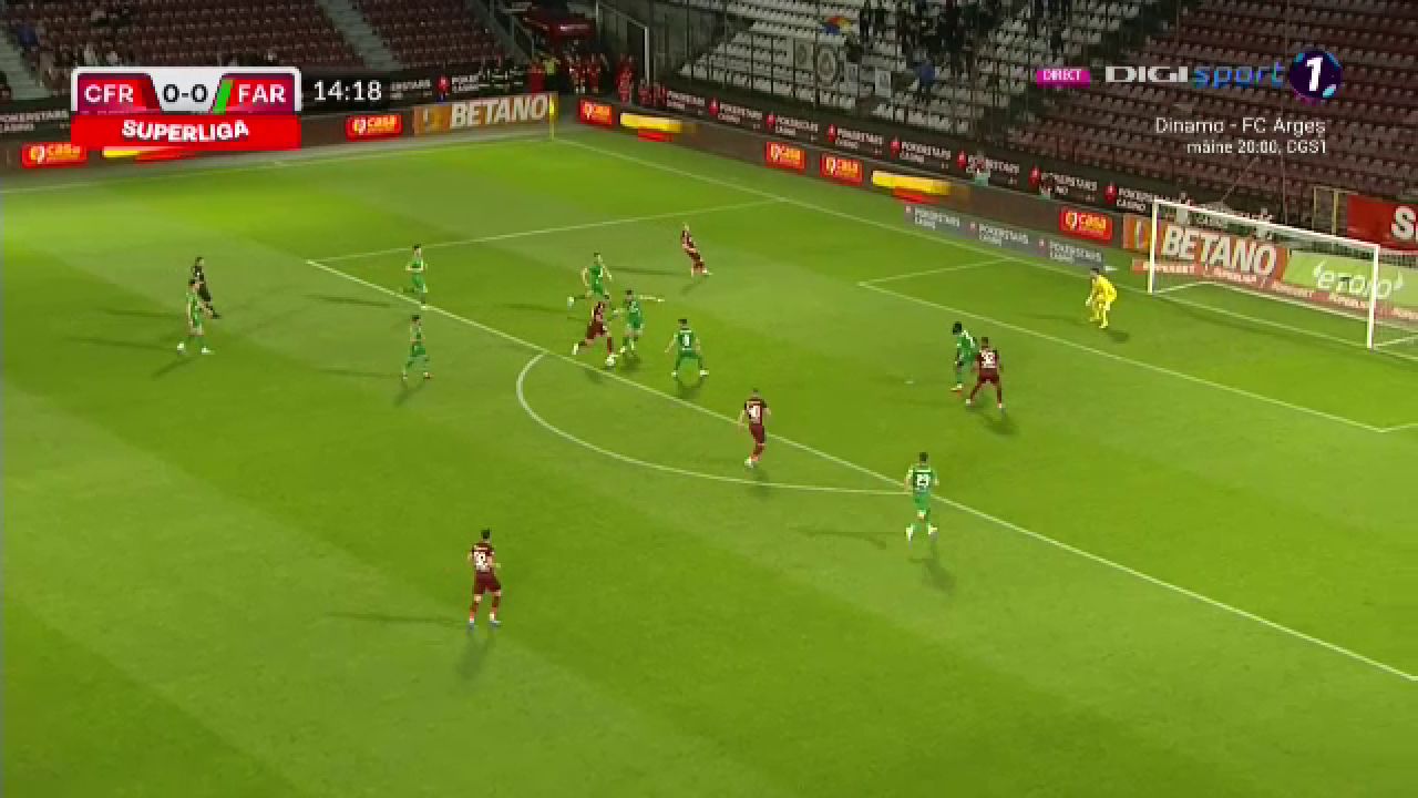 Nimeni nu l-a putut opri! „Tancul” Bîrligea a marcat un supergol în CFR - Farul_8