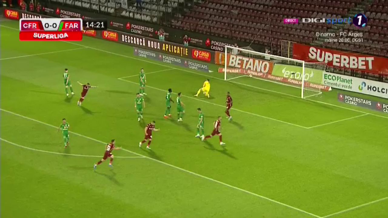 Nimeni nu l-a putut opri! „Tancul” Bîrligea a marcat un supergol în CFR - Farul_23