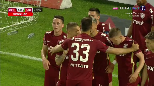 Nimeni nu l-a putut opri! „Tancul” Bîrligea a marcat un supergol în CFR - Farul_25