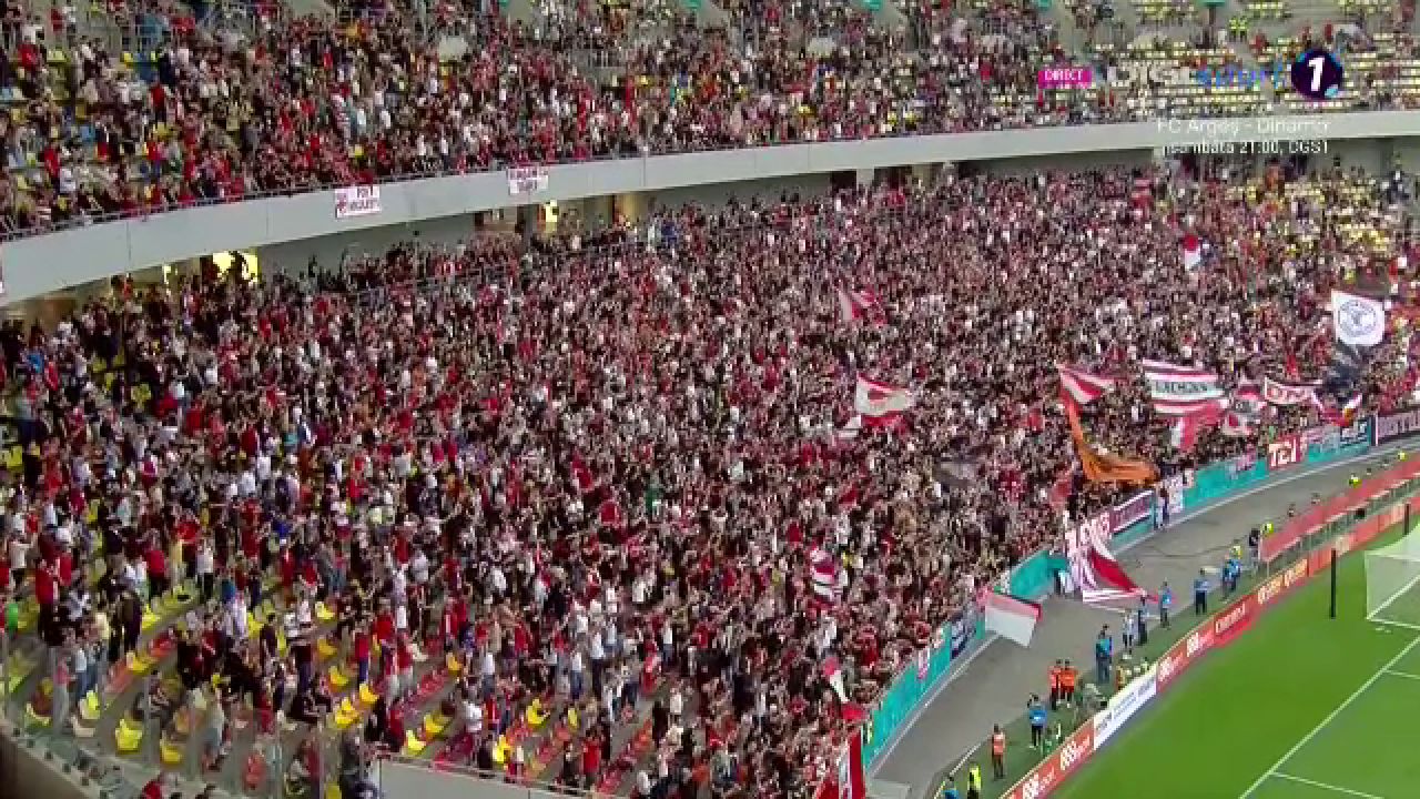 Atmosferă nebună la Dinamo - FC Argeș! Fanii dinamoviști au făcut spectacol total pe Arena Națională_31