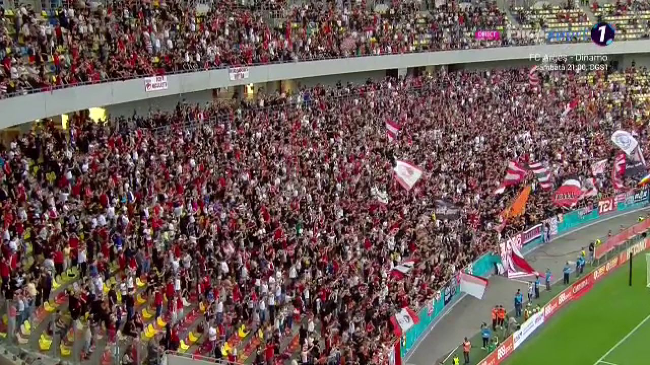 Atmosferă nebună la Dinamo - FC Argeș! Fanii dinamoviști au făcut spectacol total pe Arena Națională_34