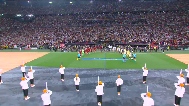 Show total la Sevilla - AS Roma! Atmosferă nebună în tribune la finala Europa League_3