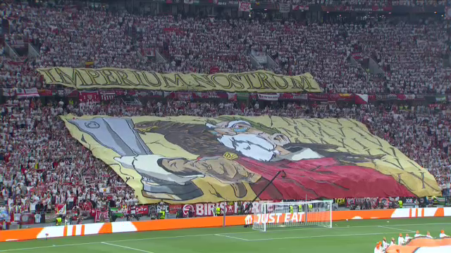 Show total la Sevilla - AS Roma! Atmosferă nebună în tribune la finala Europa League_6