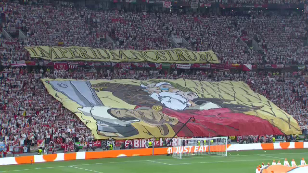 Show total la Sevilla - AS Roma! Atmosferă nebună în tribune la finala Europa League_7