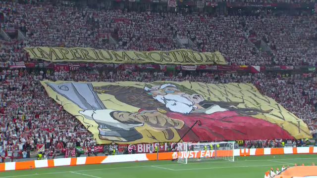 Show total la Sevilla - AS Roma! Atmosferă nebună în tribune la finala Europa League_8