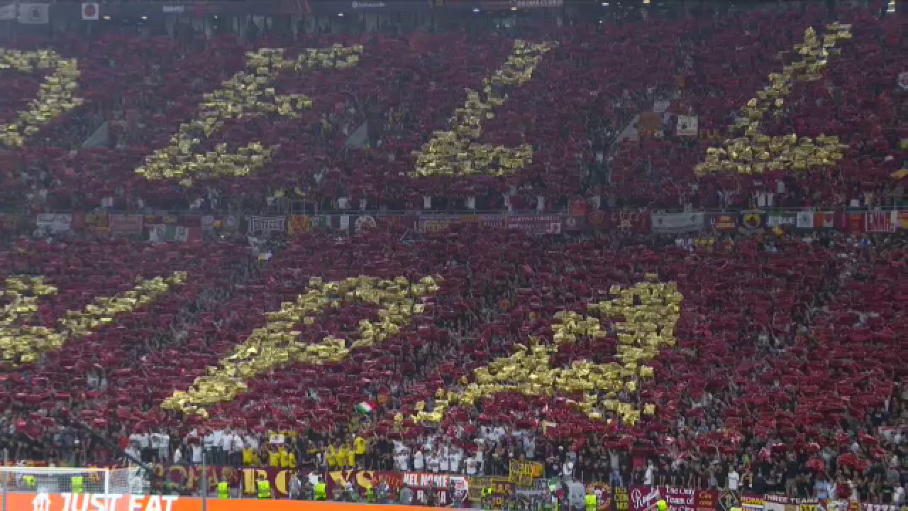 Show total la Sevilla - AS Roma! Atmosferă nebună în tribune la finala Europa League_18