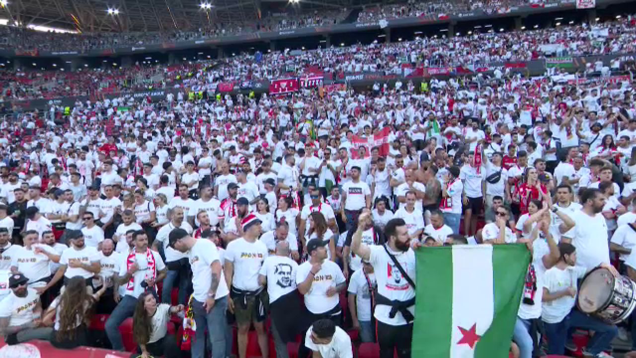 Show total la Sevilla - AS Roma! Atmosferă nebună în tribune la finala Europa League_24