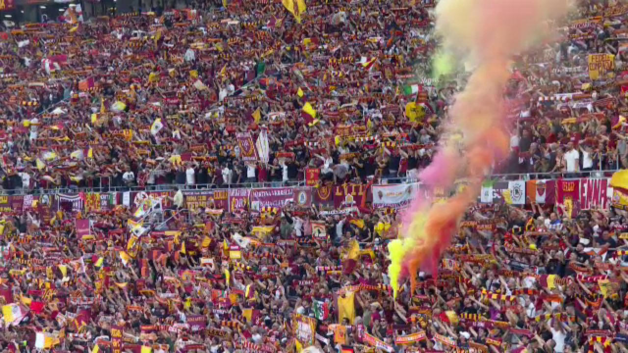 Show total la Sevilla - AS Roma! Atmosferă nebună în tribune la finala Europa League_49