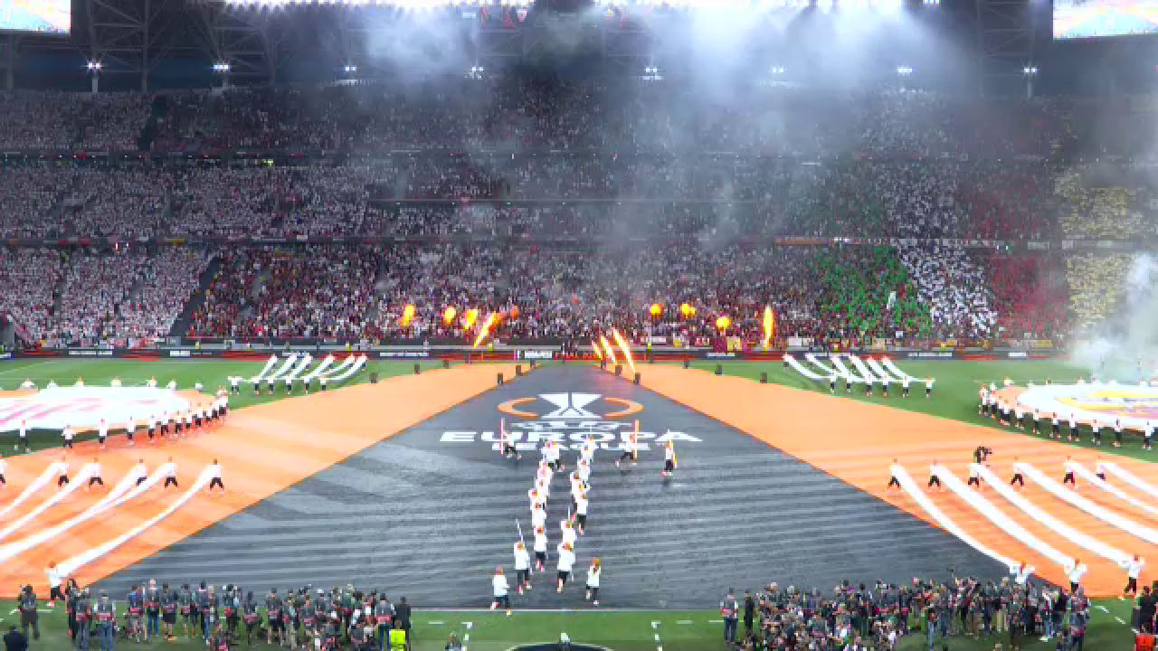 Show total la Sevilla - AS Roma! Atmosferă nebună în tribune la finala Europa League_75