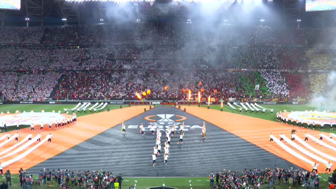 Show total la Sevilla - AS Roma! Atmosferă nebună în tribune la finala Europa League_76