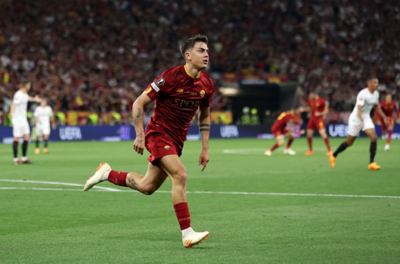 'La Joya' Dybala, 'bijuterie' de gol în finala Europa League! Cum a deschis scorul campionul mondial _3