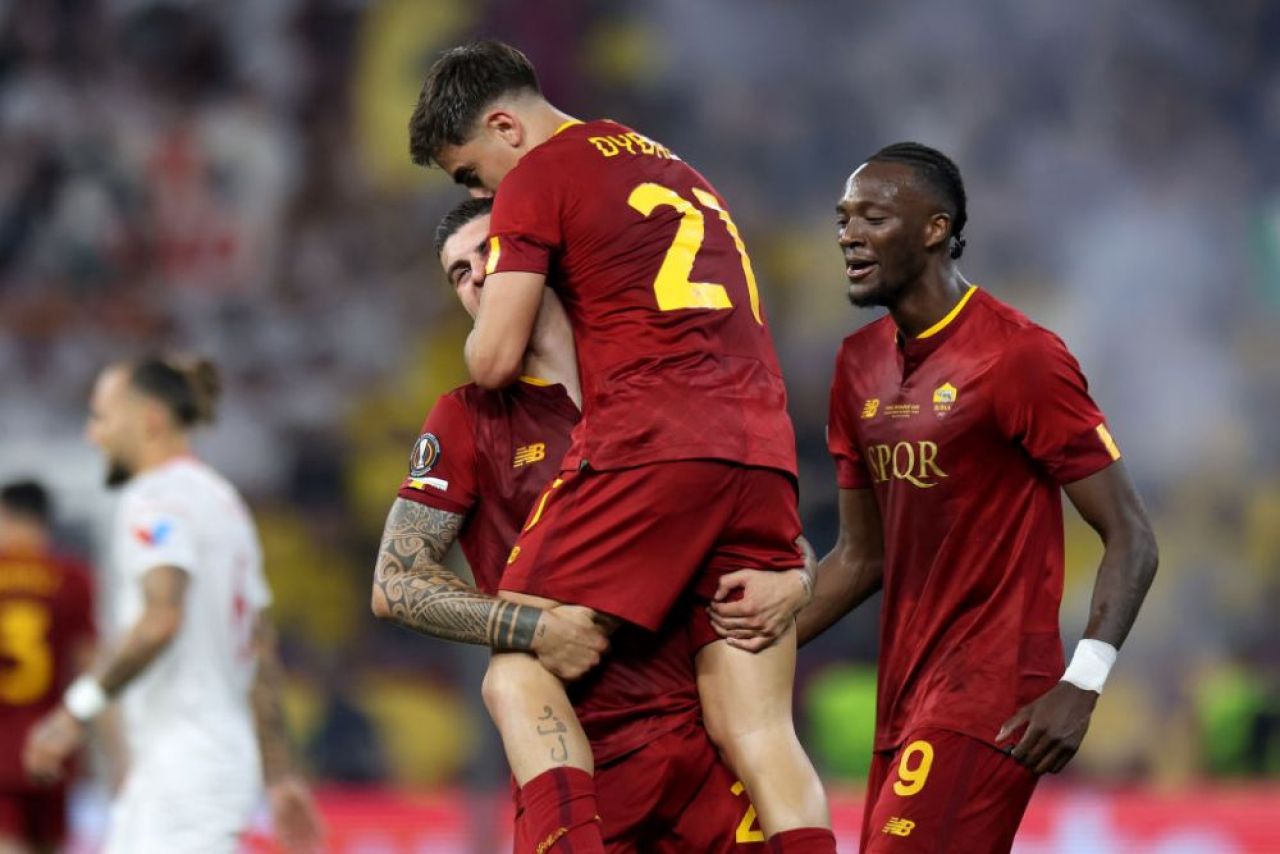 'La Joya' Dybala, 'bijuterie' de gol în finala Europa League! Cum a deschis scorul campionul mondial _5