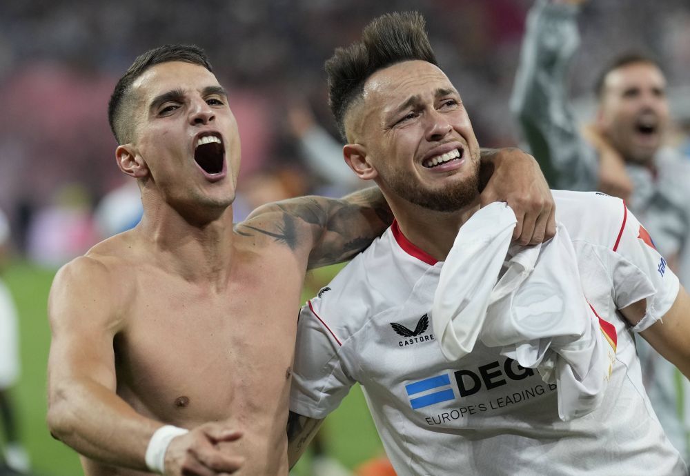 Imagini de colecție de la Budapesta! Bucurie fără margini pentru Sevilla, după finala Europa League_8