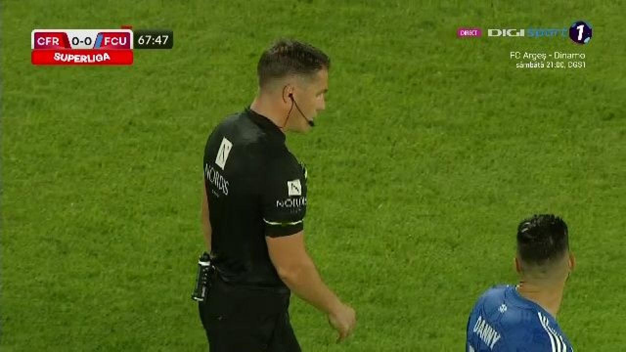 Controversă în CFR Cluj - FC U Craiova! Juan Bauza, eliminat în meciul crucial pentru Europa_10