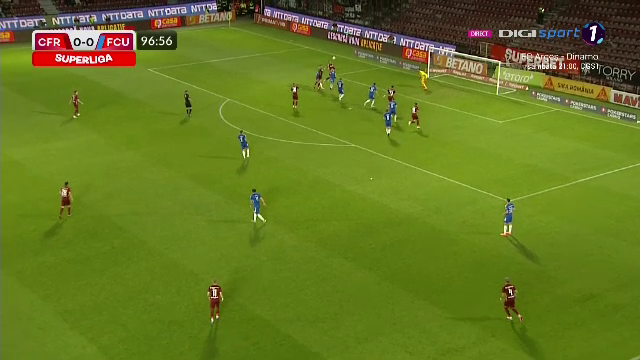 CFR Cluj - FCU Craiova 1-0 | Kolinger a înscris unicul gol al partide. Oaspeții au avut trei eliminați. Meci nebun în Gruia_2