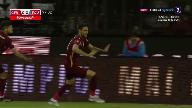 CFR Cluj - FCU Craiova 1-0 | Kolinger a înscris unicul gol al partide. Oaspeții au avut trei eliminați. Meci nebun în Gruia_3