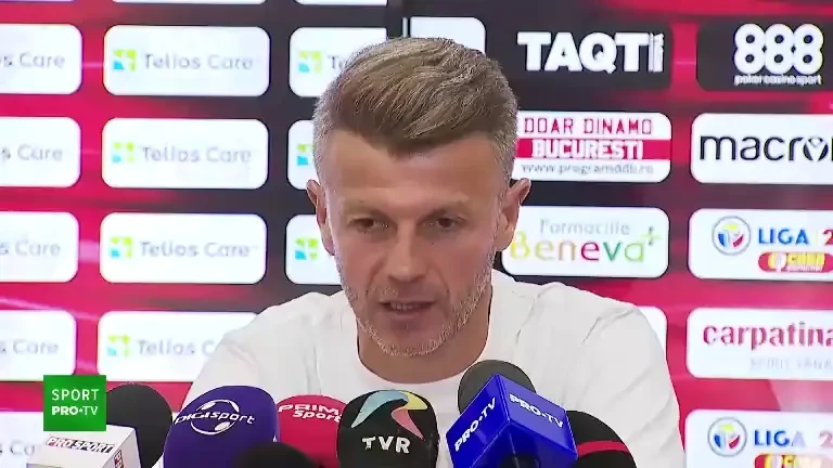 Conferință de presă Ovidiu Burcă, &icirc;nainte de FC Argeș - Dinamo (02/06/2023)