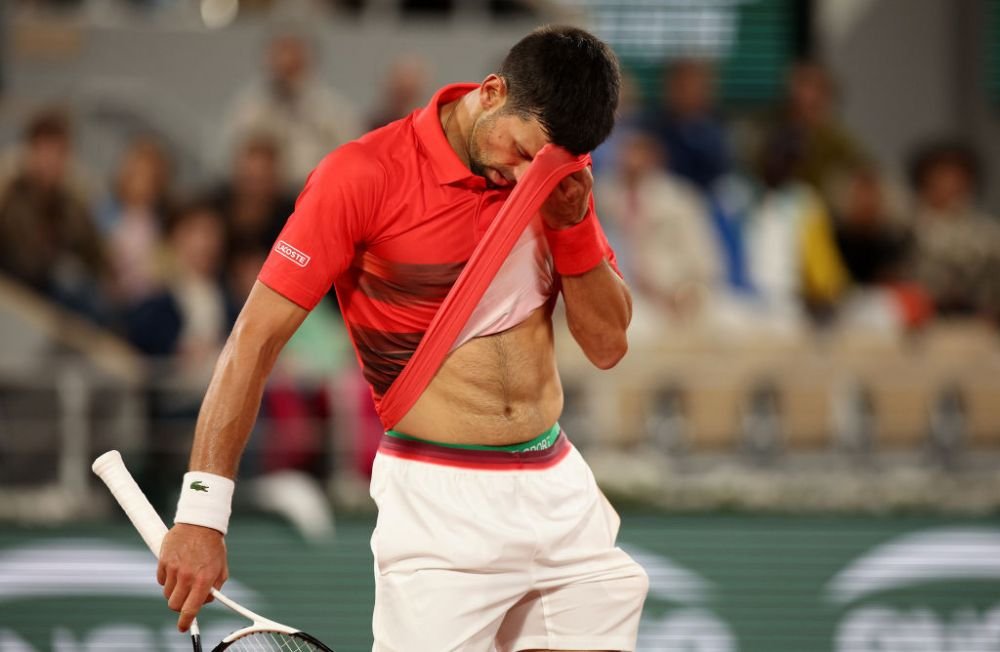 Se joacă și fără fileu la Roland Garros! Punct uluitor între Djokovic și Davidovich Fokina_31