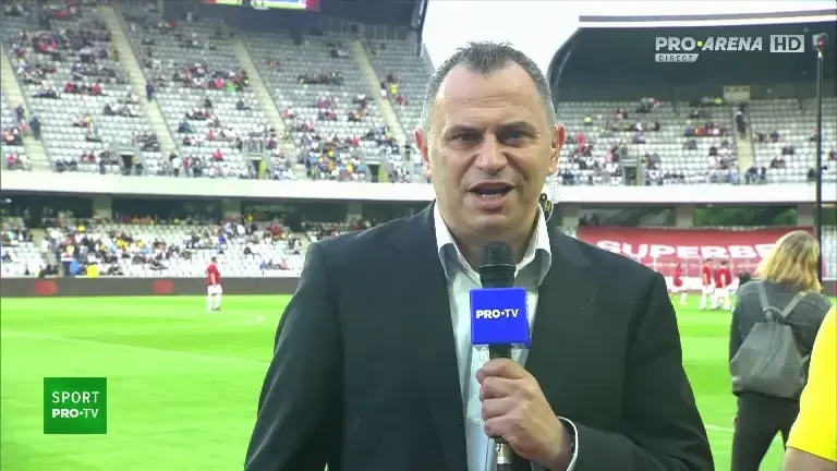 Interviu cu Gică Hagi la Rom&acirc;nia All Stars - Galatasaray Legends (Pro Arena și VOYO)