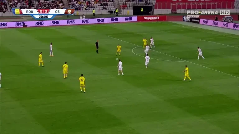 Adi Mutu a marcat la un minut după ce a intrat pe teren (Rom&acirc;nia All Stars - Galatasaray Legends, Pro Arena VOYO)