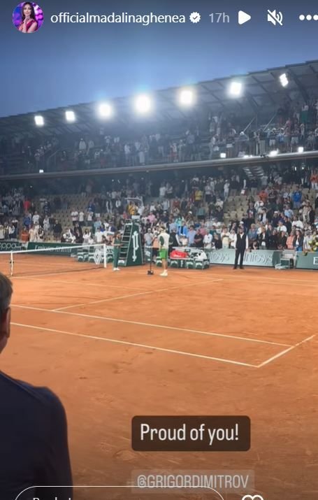 „Mândră de tine, dragostea mea!” Mădălina Ghenea, prezentă în tribune la Roland Garros _9