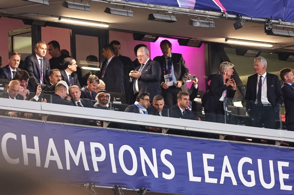 Răzvan Burleanu, în lojă la finala UEFA Champions League. Numele grele lângă care apare președintele FRF_3