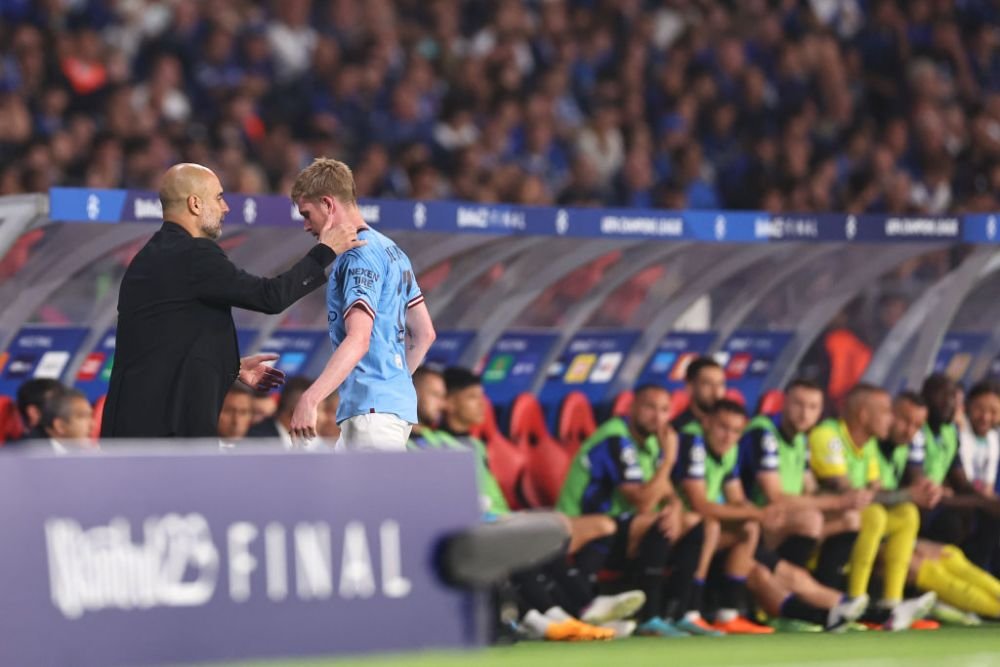 Fețele lui Pep Guardiola! Imagini spectaculoase cu reacțiile tehnicianului lui City din timpul finalei Champions League_5