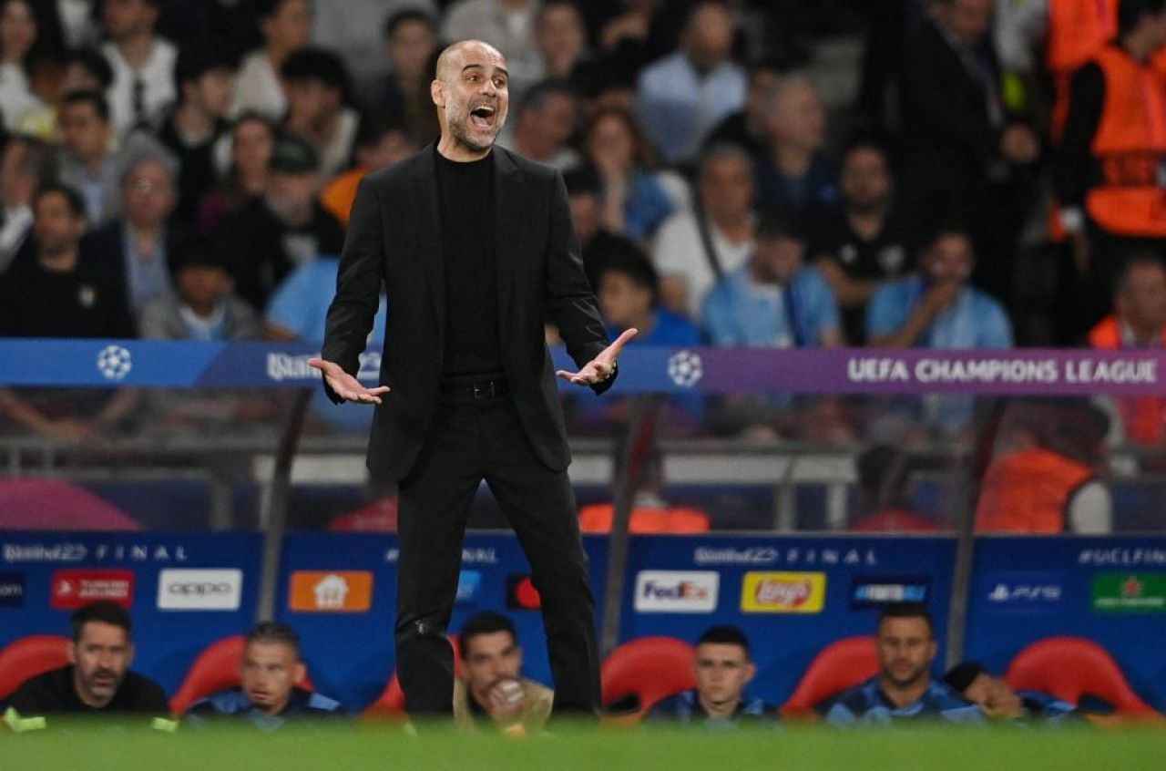 Fețele lui Pep Guardiola! Imagini spectaculoase cu reacțiile tehnicianului lui City din timpul finalei Champions League_20