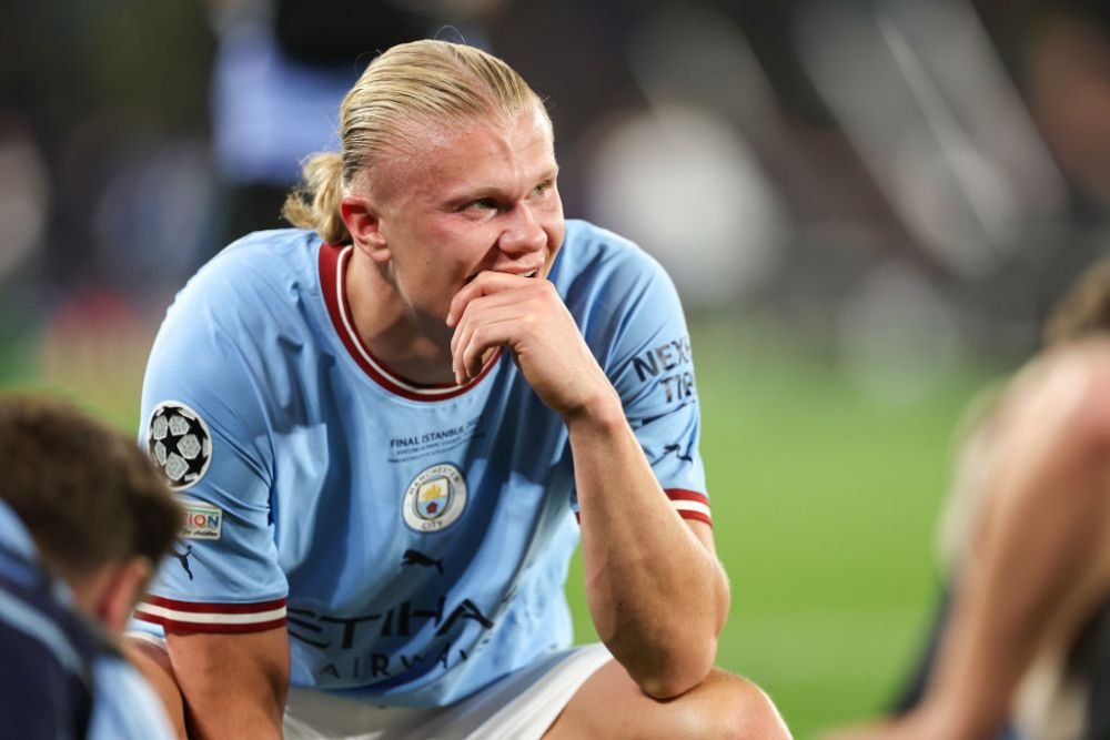 Apariție ultra-rară! Erling Haaland, alături de iubita fotbalistă după finala Champions League _23
