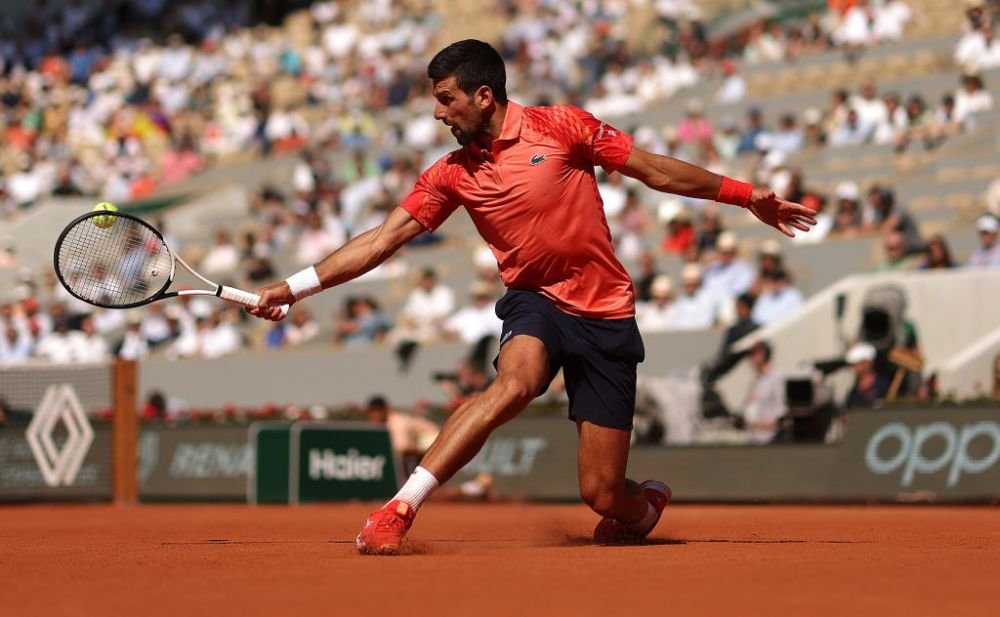 Djokovic a căzut de două ori, dar a câștigat primul set al finalei Roland Garros! Ruud, pierzător după 81 de minute_9