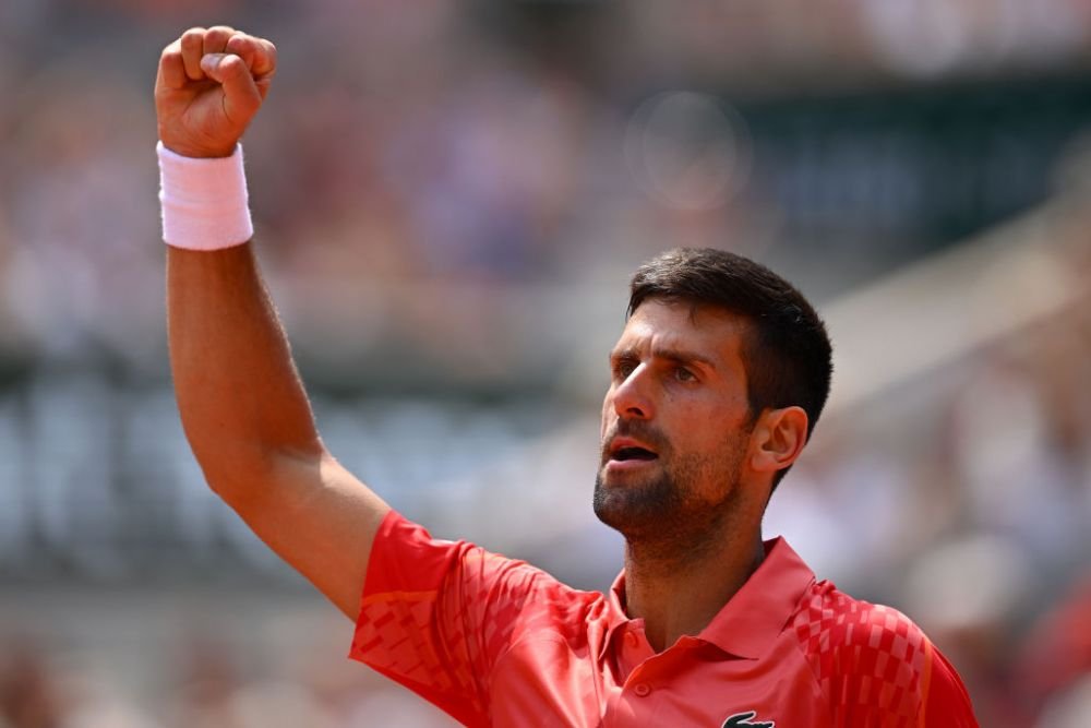 Djokovic a căzut de două ori, dar a câștigat primul set al finalei Roland Garros! Ruud, pierzător după 81 de minute_10