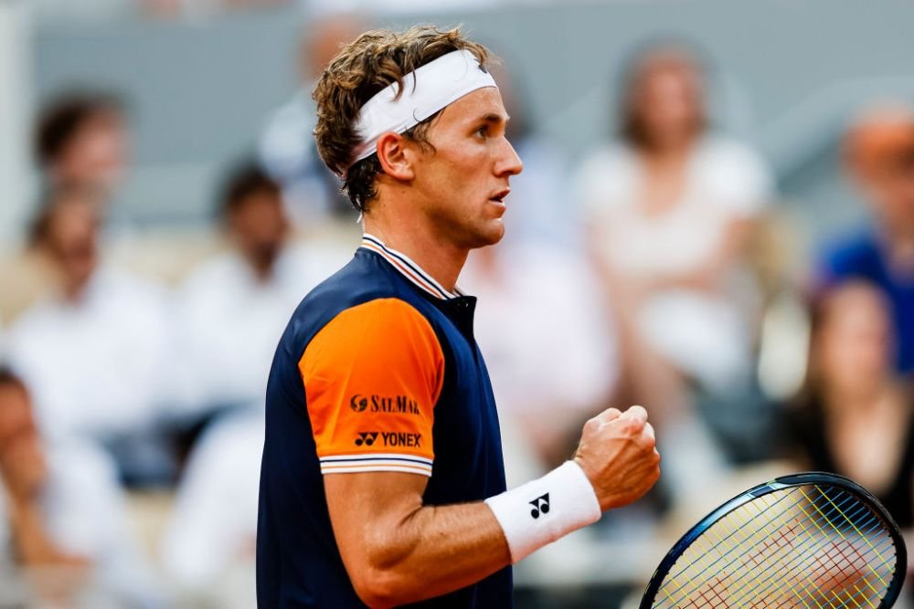 Djokovic a căzut de două ori, dar a câștigat primul set al finalei Roland Garros! Ruud, pierzător după 81 de minute_37