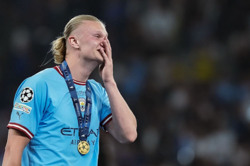 Cum a reacționat Erling Haaland după ce Thierry Henry i-a spus ce mai are de îmbunătățit la jocul său: