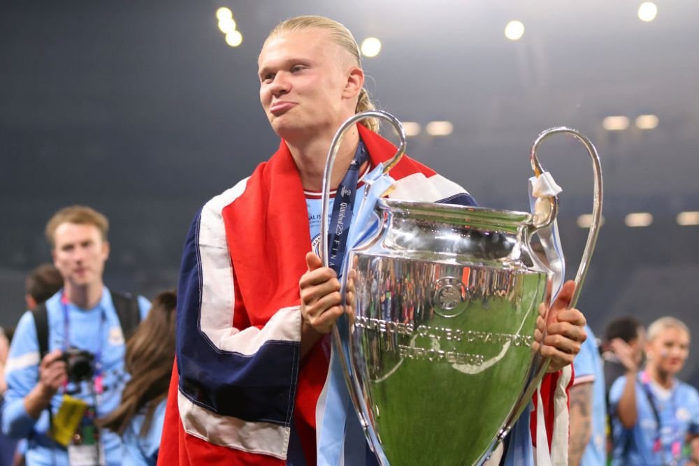 Cum a reacționat Erling Haaland după ce Thierry Henry i-a spus ce mai are de îmbunătățit la jocul său: 