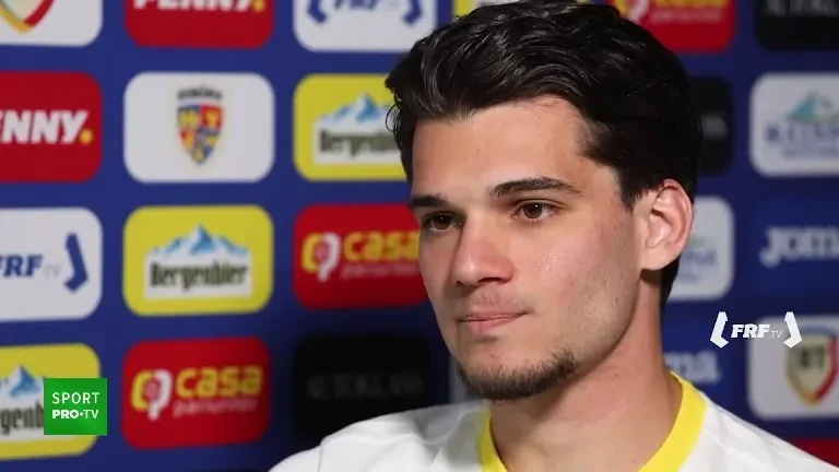 Ianis Hagi a vorbit &icirc;nainte de Kosovo - Rom&acirc;nia (14.06.2023)