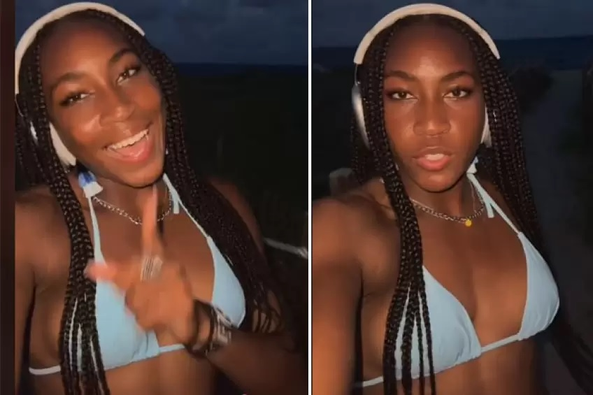 Imagini nemaivăzute cu promisiunea tenisului american, Cori Gauff. Cum s-a pozat în vacanță_2