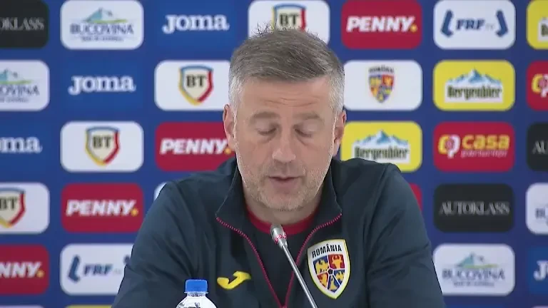 Edi Iordănescu, înainte de Kosovo - România (15.06.2023)