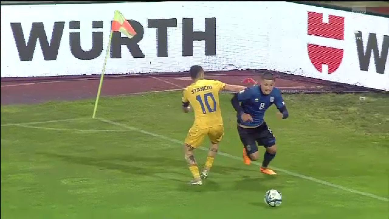 N-a înțeles nimic! Nicolae Stanciu, ridiculizat de un adversar în Kosovo - România_12