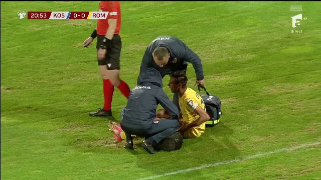 Ghinion pentru Iordănescu! Titularul s-a accidentat și a fost schimbat la jumătatea primei reprize _5