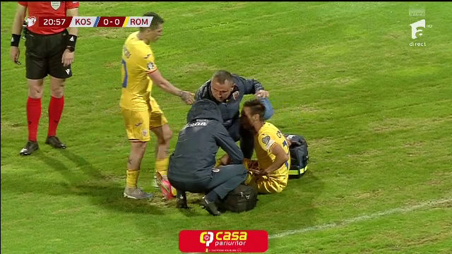 Ghinion pentru Iordănescu! Titularul s-a accidentat și a fost schimbat la jumătatea primei reprize _7
