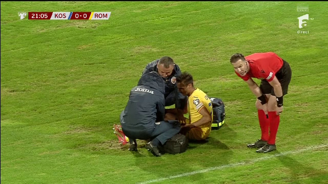 Ghinion pentru Iordănescu! Titularul s-a accidentat și a fost schimbat la jumătatea primei reprize _8