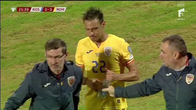 Ghinion pentru Iordănescu! Titularul s-a accidentat și a fost schimbat la jumătatea primei reprize _17