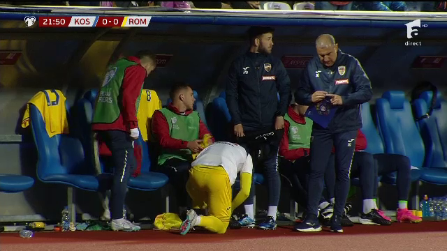 Ghinion pentru Iordănescu! Titularul s-a accidentat și a fost schimbat la jumătatea primei reprize _19