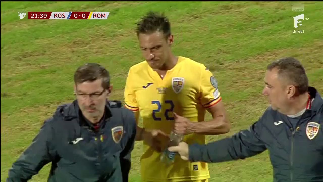 Ghinion pentru Iordănescu! Titularul s-a accidentat și a fost schimbat la jumătatea primei reprize _22