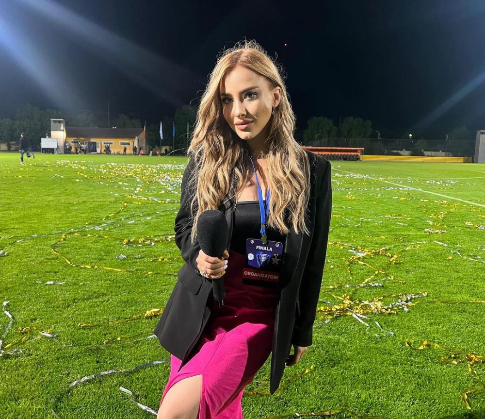 A fost talismanul Republicii Moldova în victoria cu Polonia! Olivia Cucoș, superba jurnalistă, a făcut spectacol la Chișinău_31
