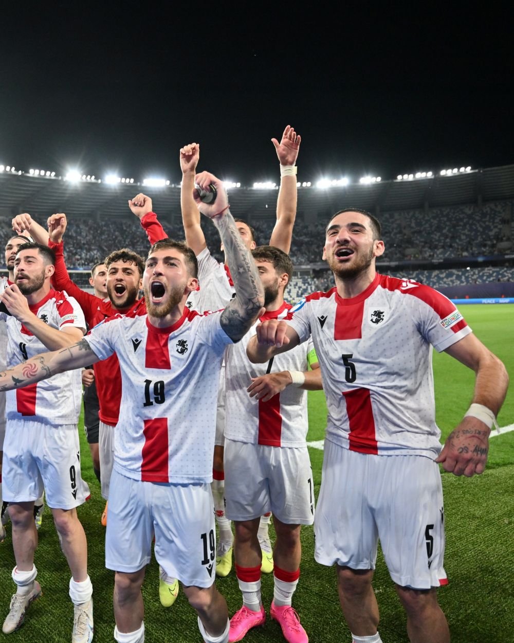 I-auzi, Rom&acirc;nia! Fără vedetele Khvicha Kvaratskhelia și Georges Mikautadze, Georgia a &icirc;nvins Portugalia &icirc;n primul meci de la Euro U-21