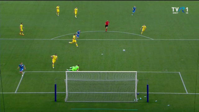 Ștefan Târnovanu, intervenție sclipitoare în România U21 - Ucraina U21! _18